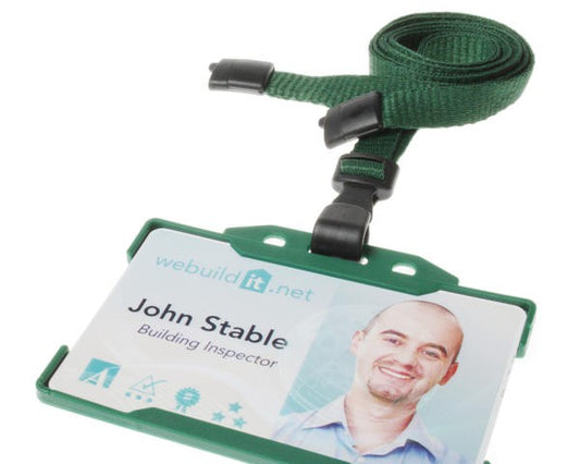Cordoncino Verde piatto 10 mm con J clip in plastica (100 pezzi)