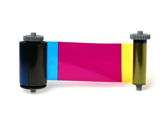IDP 659366 Nastro a colori YMCKO per stampanti Smart-51 & 31 con Rullo di pulizia (250 Stampe)