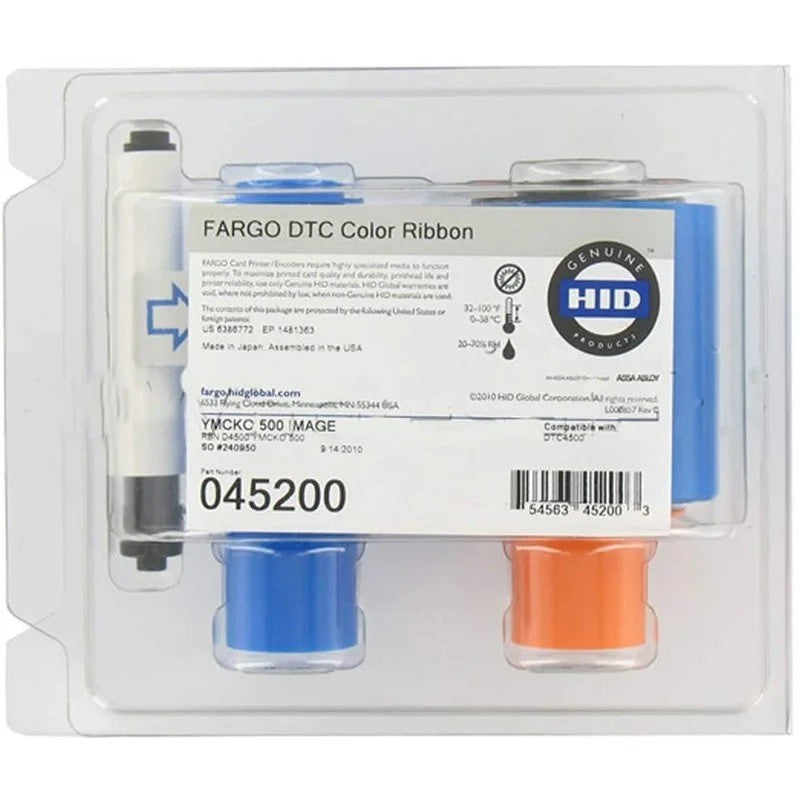 Fargo 45200 Nastro a colori YMCKO per stampante DTC4500 e DTC4500e