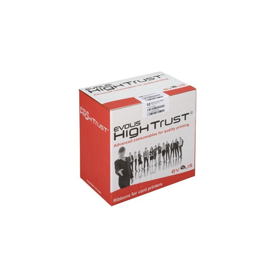 Box 10 Nastri Ribbon R5F008EAA a colori 300 stampe stock | R5F008EAA-10 | Evolis
