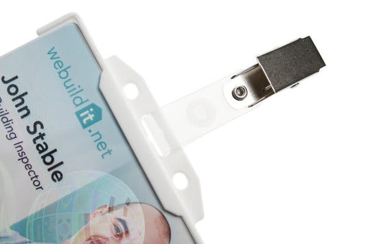 Clip in metallo con fascetta in nylon opaco (confezione 100 pz)