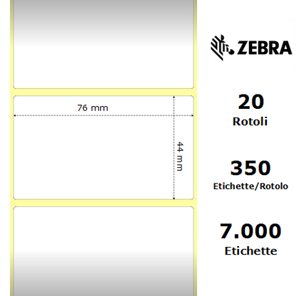 Etichette 3004840-T Z-Select 76.2 mm x 44.45 mm (20 rotoli)