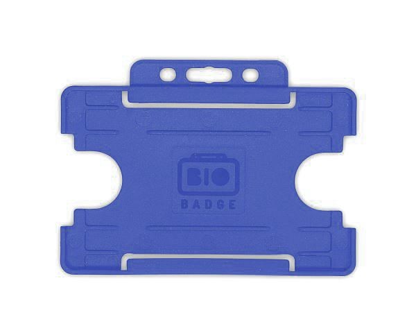 Portabadge single side BIO ECO Blu (100 pezzi)