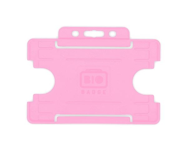 Portabadge single side BIO ECO Rosa (100 pezzi)