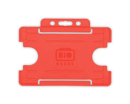 Portabadge single side BIO ECO Rosso (100 pezzi)