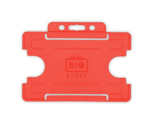 Portabadge single side BIO ECO Rosso (100 pezzi)