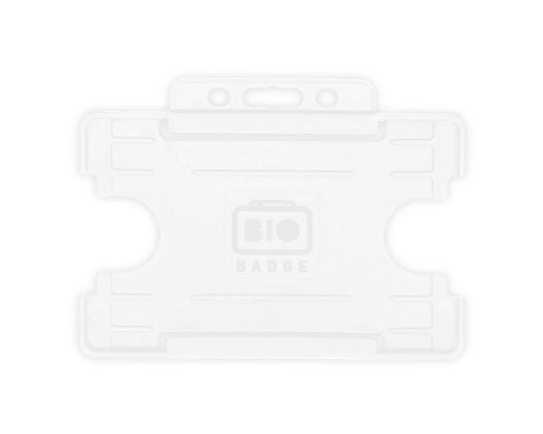 Portabadge single side BIO ECO Bianco (100 pezzi)