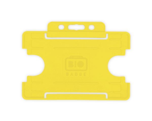 Portabadge single side BIO ECO Giallo (100 pezzi)
