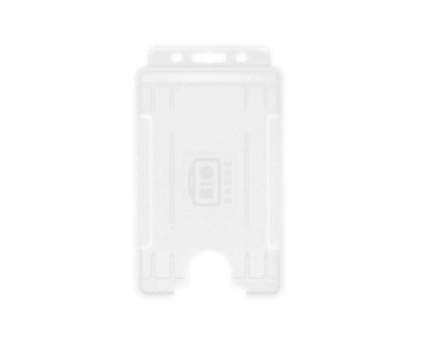 Portabadge single side Verticale BIO ECO Trasparente (100 pezzi)
