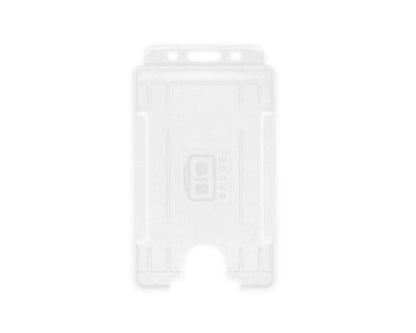 Portabadge single side Verticale BIO ECO Trasparente (100 pezzi)