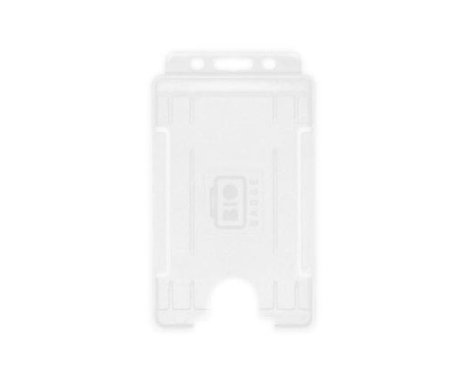 Portabadge single side Verticale BIO ECO Trasparente (100 pezzi)