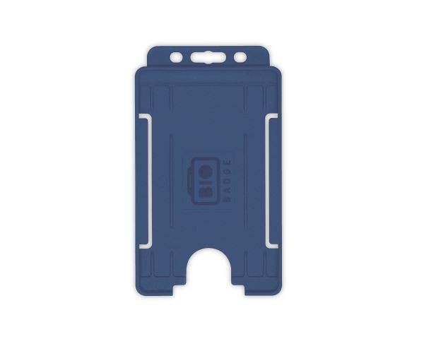 Portabadge single side Verticale BIO ECO Blu (100 pezzi)