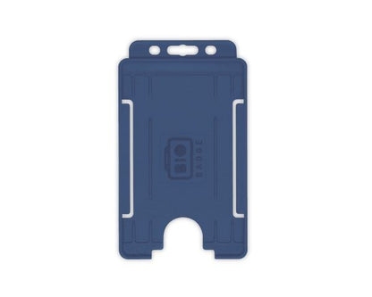 Portabadge single side Verticale BIO ECO Blu (100 pezzi)