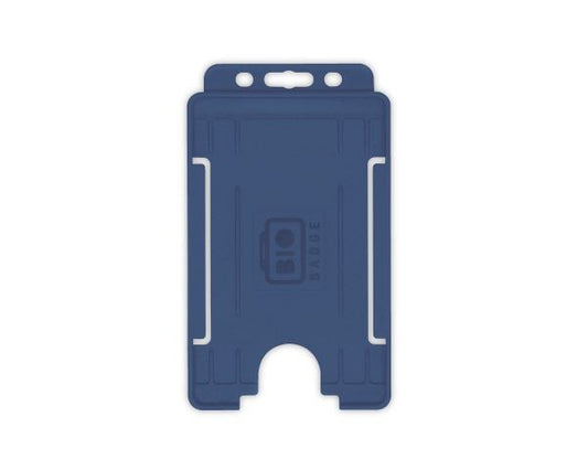 Portabadge single side Verticale BIO ECO Blu (100 pezzi)