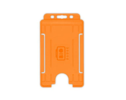 Portabadge single side Verticale BIO ECO Arancione (100 pezzi)
