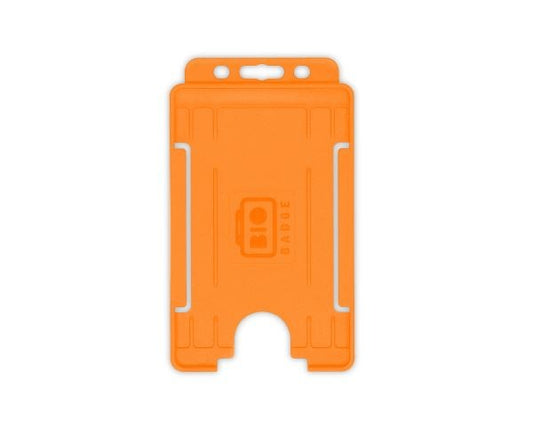 Portabadge single side Verticale BIO ECO Arancione (100 pezzi)