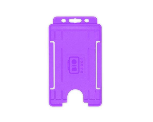 Portabadge single side Verticale BIO ECO Viola (100 pezzi)