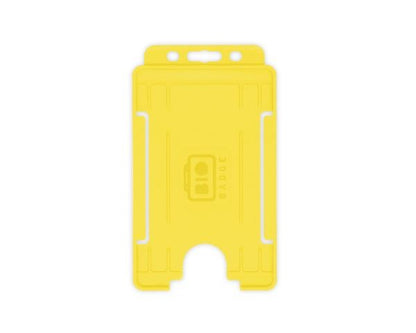Portabadge single side Verticale BIO ECO Giallo (100 pezzi)