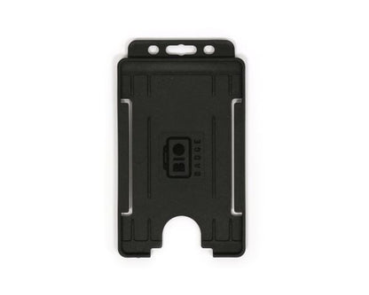 Portabadge single side Verticale BIO ECO Nero (100 pezzi)