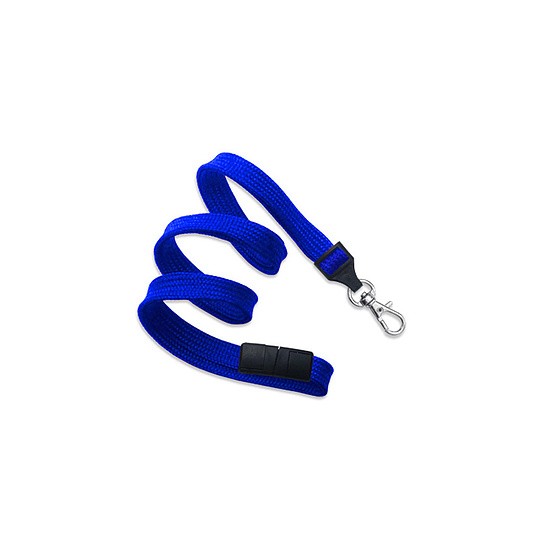 Cordoncino piatto 10 mm con clip in metallo (100 pezzi)