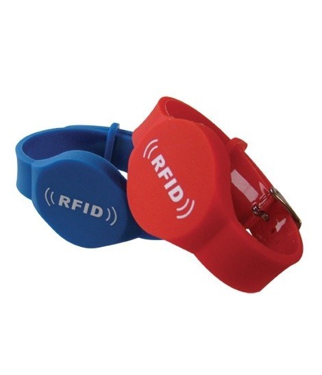 Orologio braccialetto in silicone rfid ISO 14443 1k - 50 pz