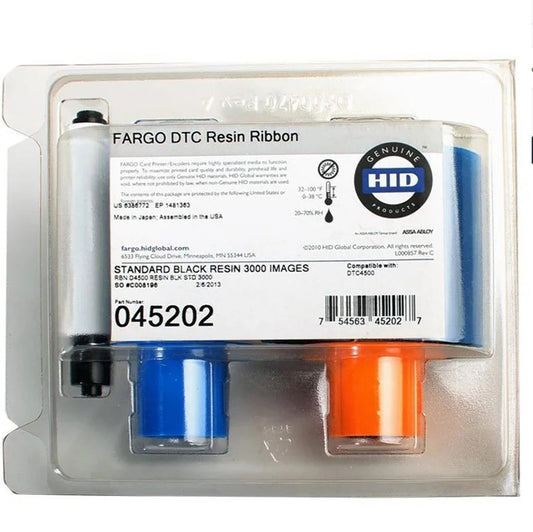 Fargo 45202 Nastro Standard Nero per stampante DTC4500 e DTC4500e (3000 stampe)