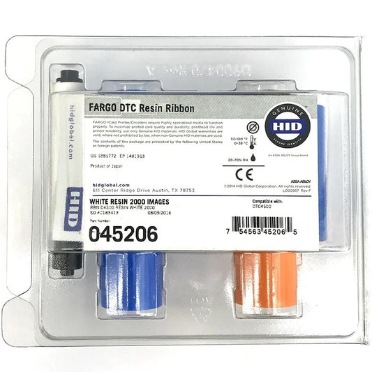 Fargo 45206 Nastro Bianco per stampante DTC4500 e DTC4500e (2000 stampe)