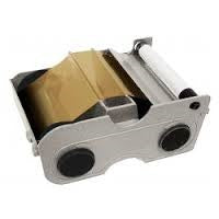 Fargo 45130 - cartuccia monocromatico oro metallizzato con rullo di pulizia (500 stampe)