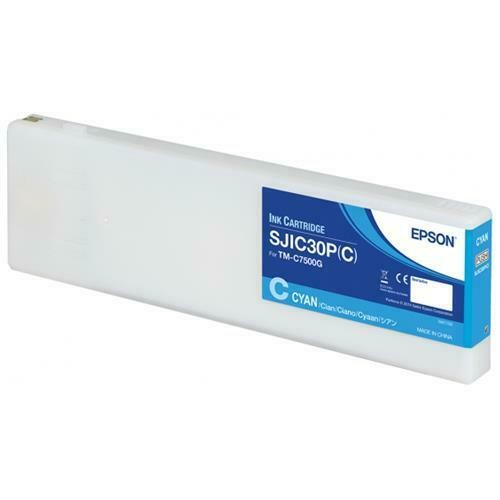 Cartuccia di inchiostro Epson C33S020640 / SJIC30PC ciano per stampante C7500