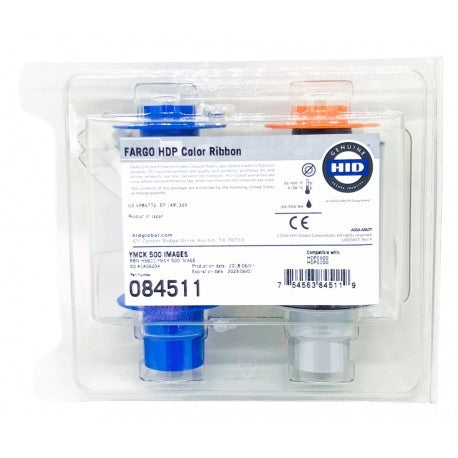 HID 84511 Nastro a colori YMCK per stampante HDP5000e - HDP 5600 (500 Stampe)