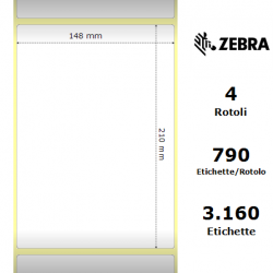 Zebra Label 3005103 Z-Select 148 mm x 210 mm (4 rolls) 2