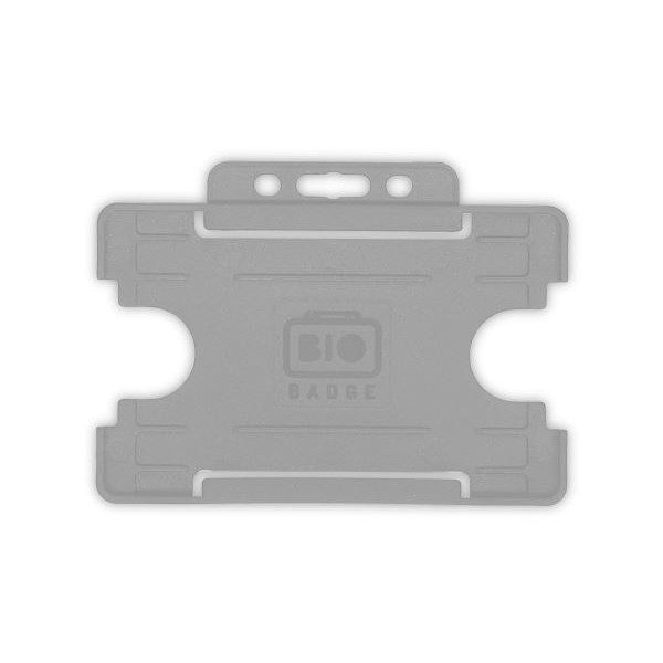Portabadge single side BIO ECO Grigio (100 pezzi)