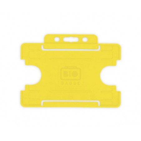 Portabadge single side BIO ECO Giallo (100 pezzi)