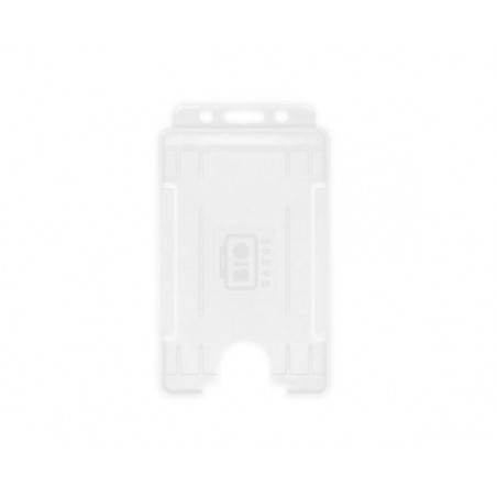 Portabadge single side Verticale BIO ECO Trasparente (100 pezzi)