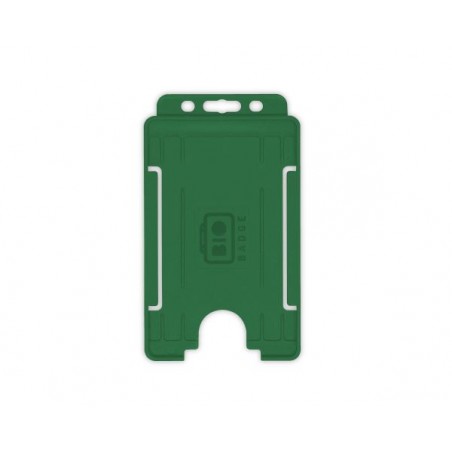 Portabadge single side Verticale BIO ECO Verde (100 pezzi)