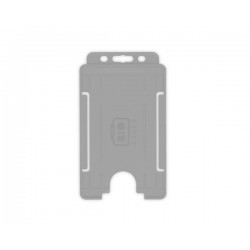 Portabadge single side Verticale BIO ECO Grigio (100 pezzi)