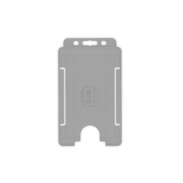 Portabadge single side Verticale BIO ECO Grigio (100 pezzi)