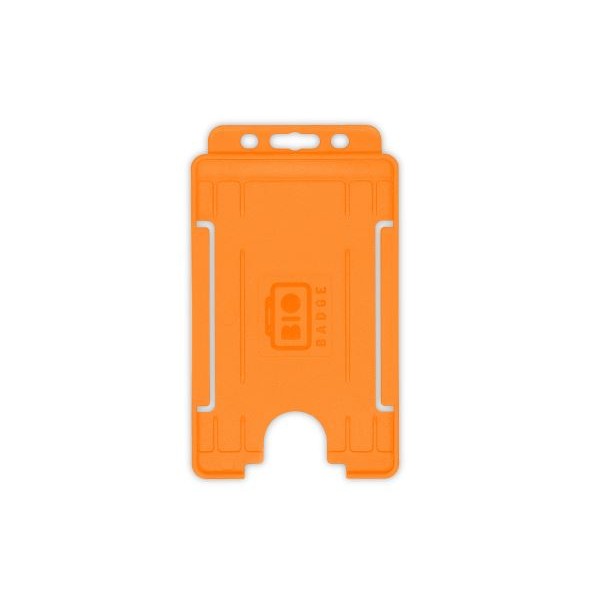 Portabadge single side Verticale BIO ECO Arancione (100 pezzi)