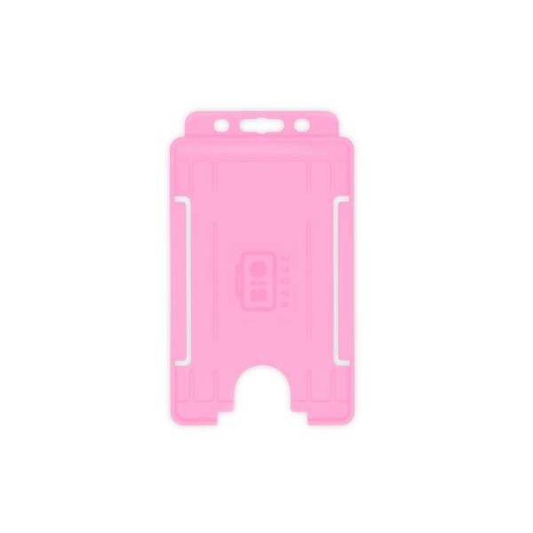 Portabadge single side Verticale BIO ECO Rosa (100 pezzi)