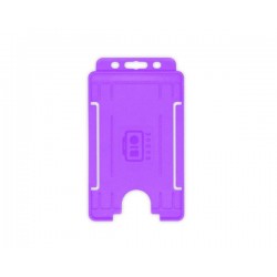Portabadge single side Verticale BIO ECO Viola (100 pezzi)