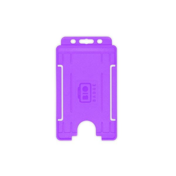 Portabadge single side Verticale BIO ECO Viola (100 pezzi)