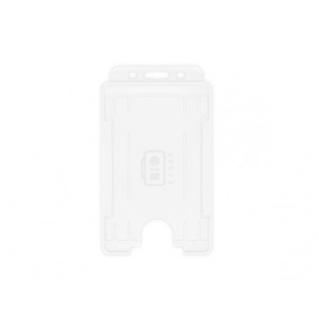 Portabadge single side Verticale BIO ECO Bianco (100 pezzi)