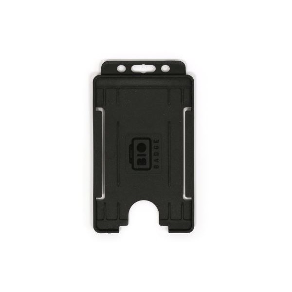 Portabadge single side Verticale BIO ECO Nero (100 pezzi)