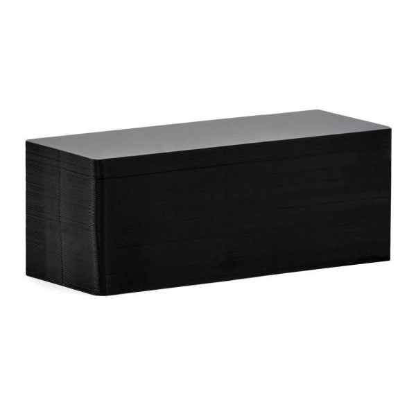 C8122 - Carte Nere Lunghe Mattate Evolis 0,76 mm (Confezione 500 pezzi)