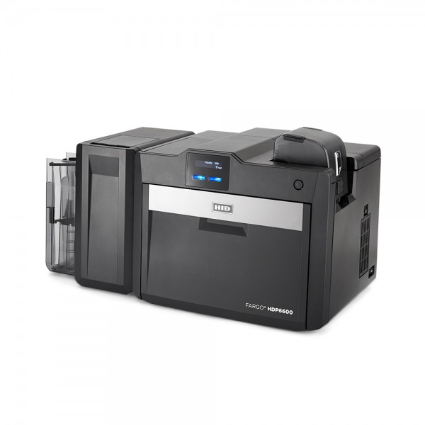 HID Fargo HDP6600 re-transfer color printing single side USB and Ethernet 600 DPI