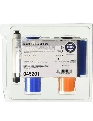 Premium Black ribbon Fargo 45201 for card printer DTC4500, DTC4500e