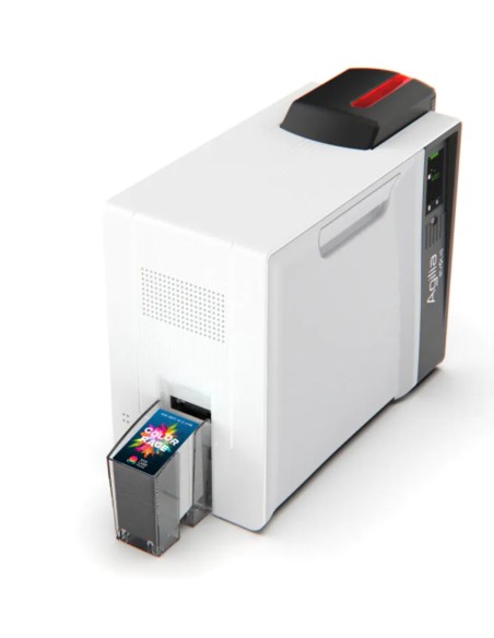 AG1-0011 - Evolis Agilia Dual side Expert, Stampante Retransfer 600dpi