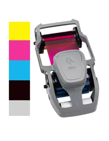 Nastro Zebra a colori YMCKO 300 stampe 800350-252EM per Zebra ZC350