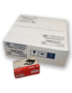 10 nastri R3011 Confezione da 10pz Ribbon YMCKO Originali...