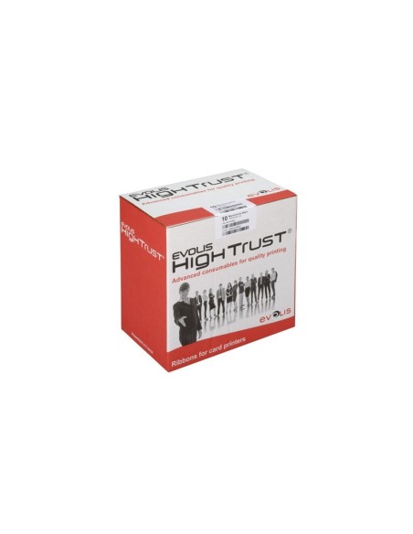 Box 10 Nastri Ribbon R5F008EAA a colori 300 stampe stock | R5F008EAA-10 | Evolis